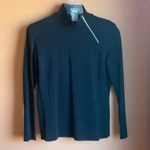 Issey Miyake | Tops | Issey Miyake Black Turtleneck Top Szm | Poshmark